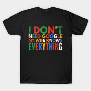 I don't need google T-Shirt